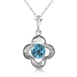 Autumn Serenity Blue Topaz Necklace