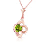 Bloomstone Blossom Peridot Necklace