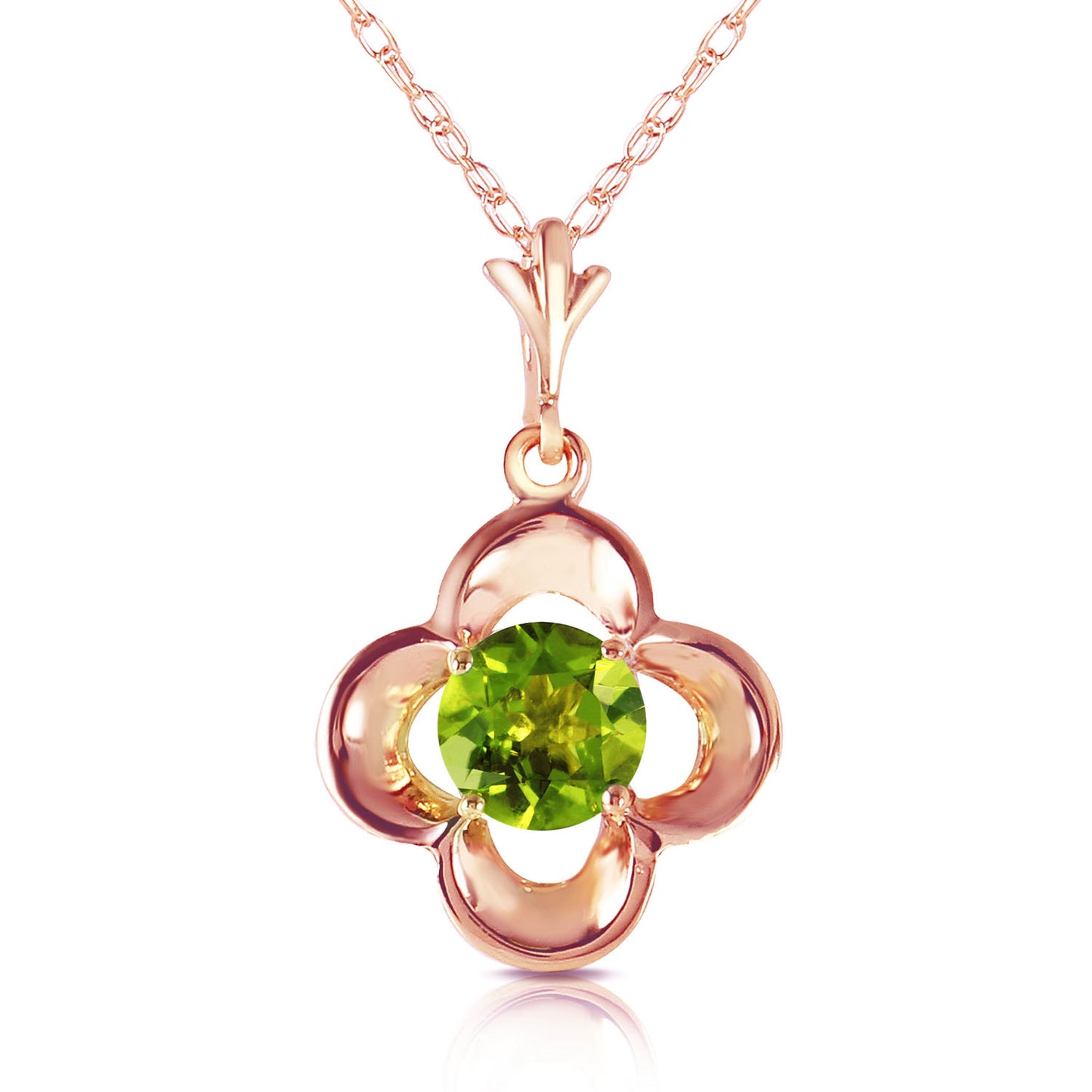 Bloomstone Blossom Peridot Necklace