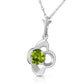 Bloomstone Blossom Peridot Necklace