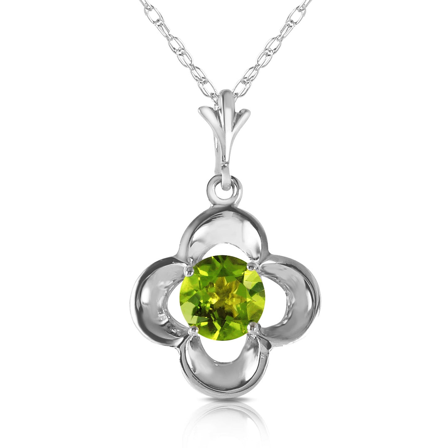 Bloomstone Blossom Peridot Necklace