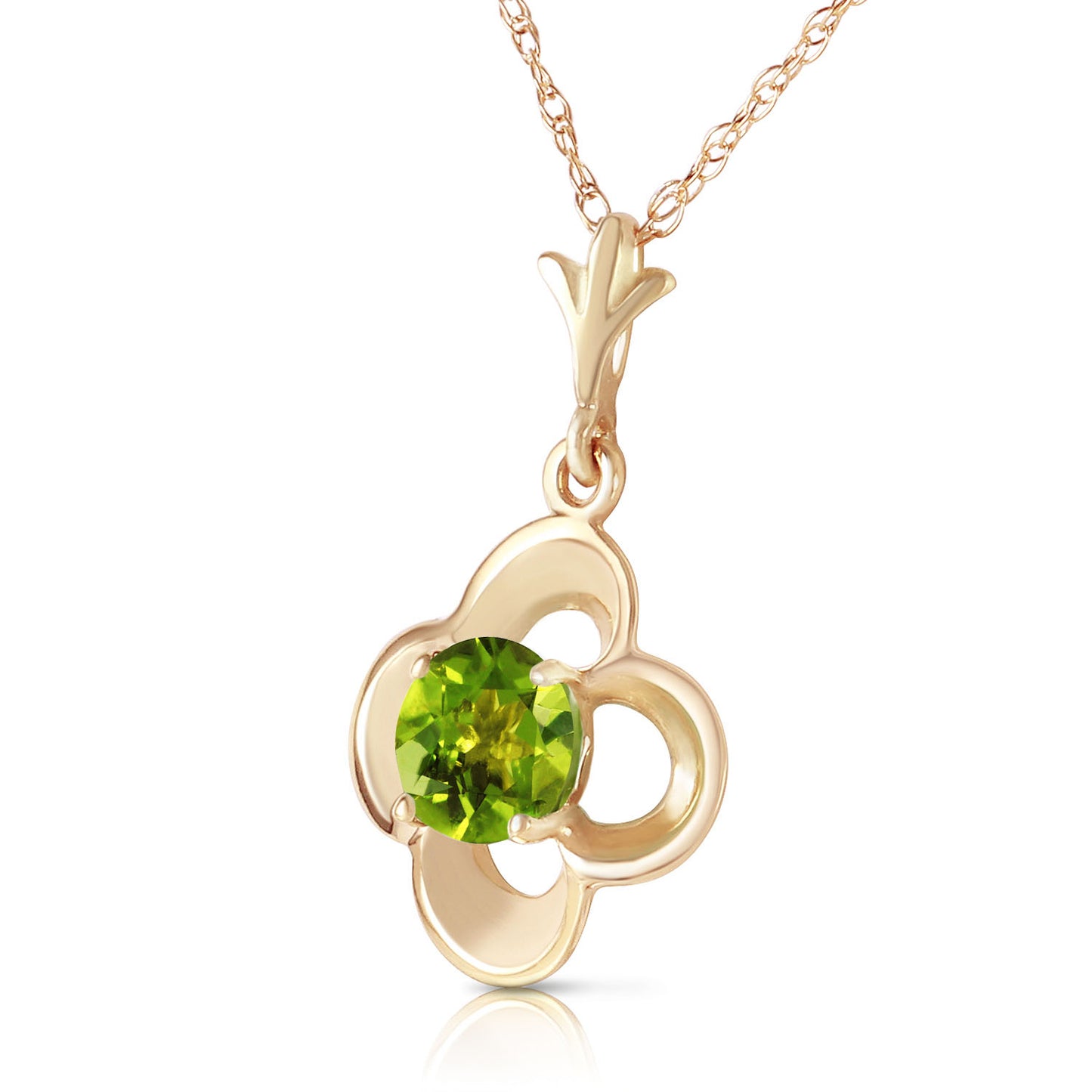 Bloomstone Blossom Peridot Necklace