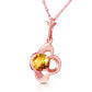 Bloomstone Blossom Citrine Necklace