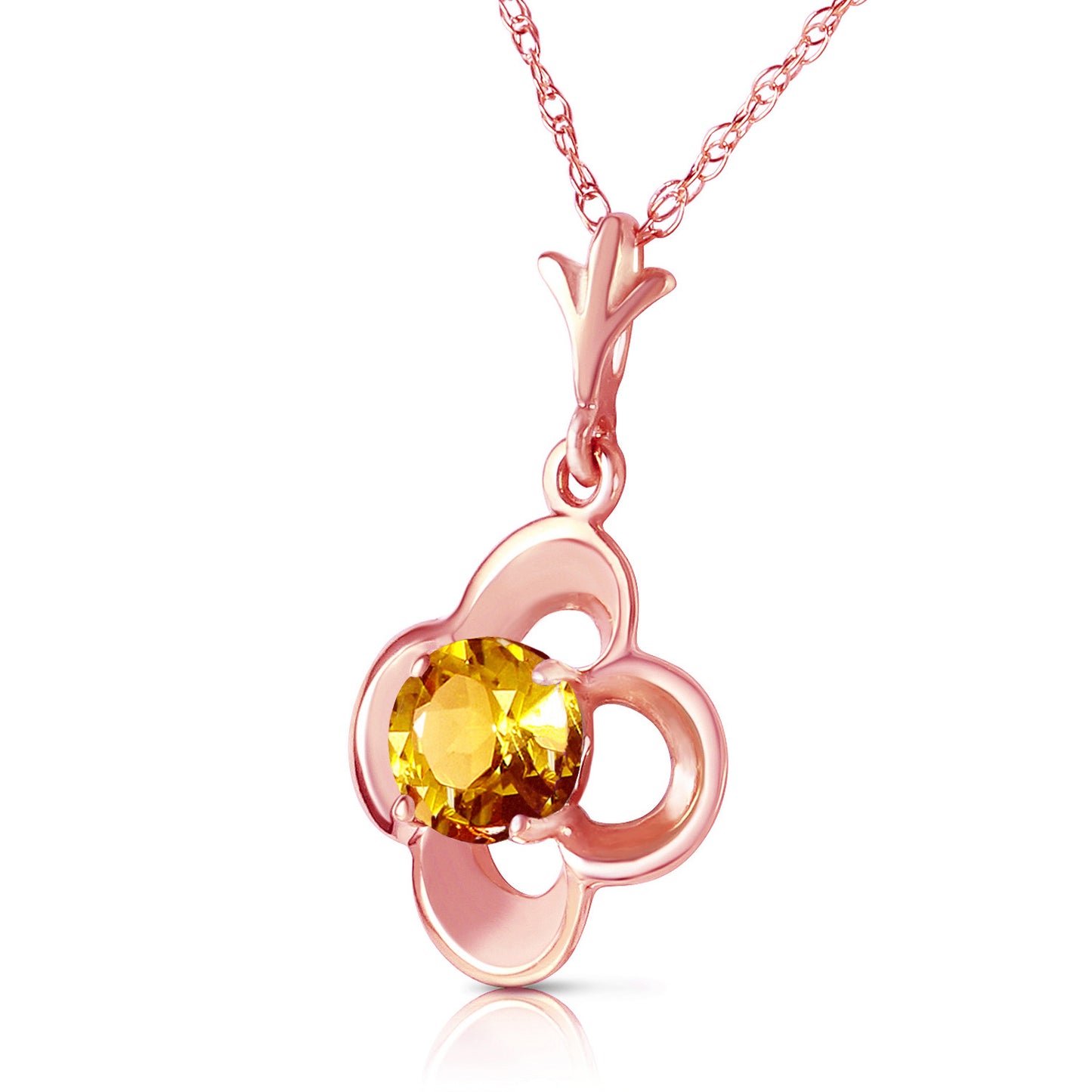 Bloomstone Blossom Citrine Necklace