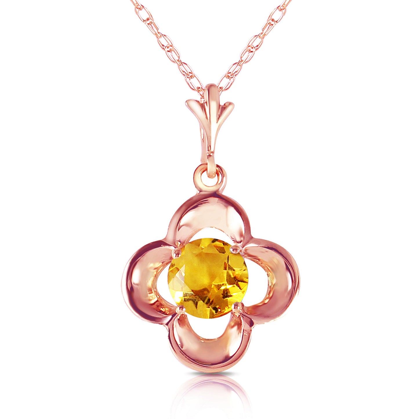 Bloomstone Blossom Citrine Necklace