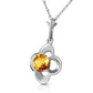 Bloomstone Blossom Citrine Necklace