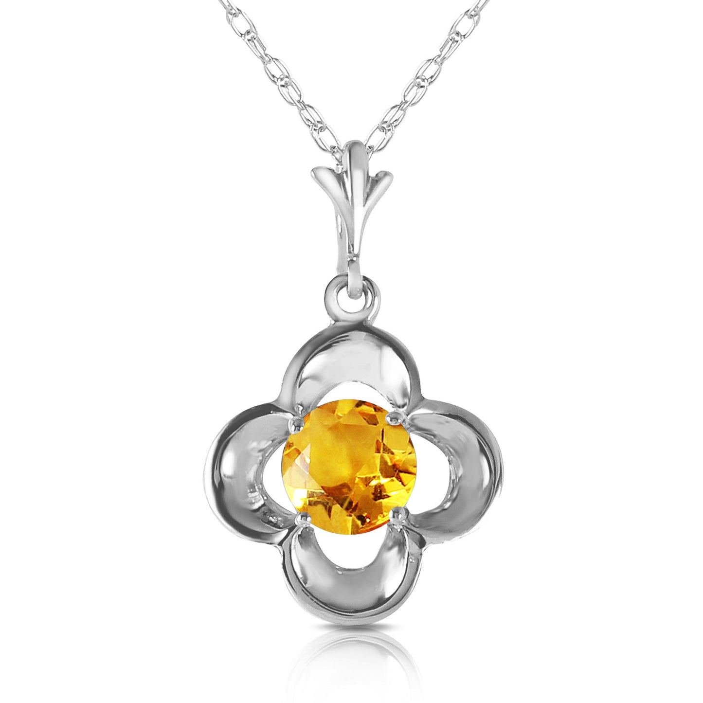 Bloomstone Blossom Citrine Necklace