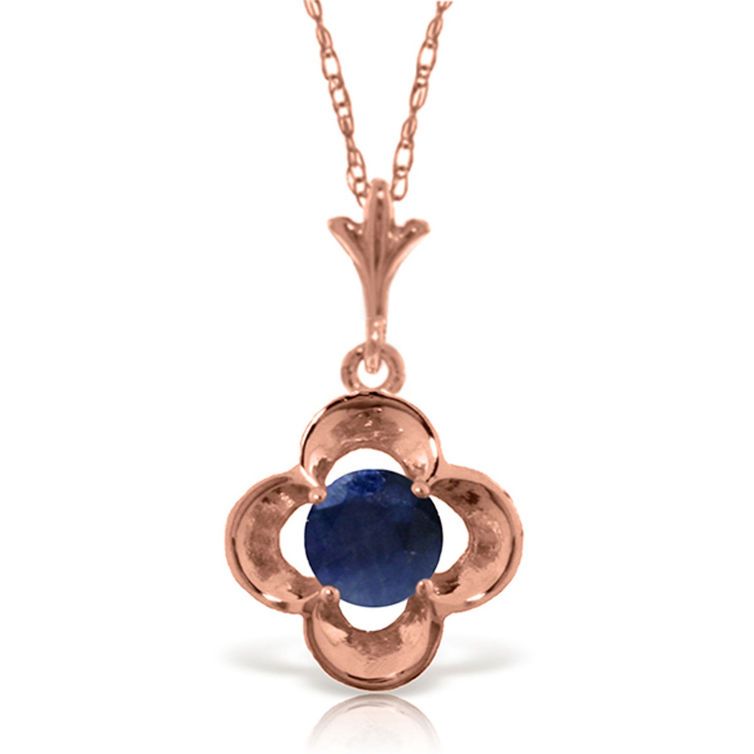 Autumn Serenity Sapphire Necklace