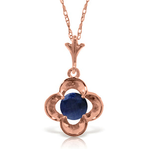 Autumn Serenity Sapphire Necklace