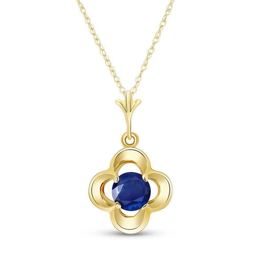 Bloomstone Blossom Sapphire Necklace