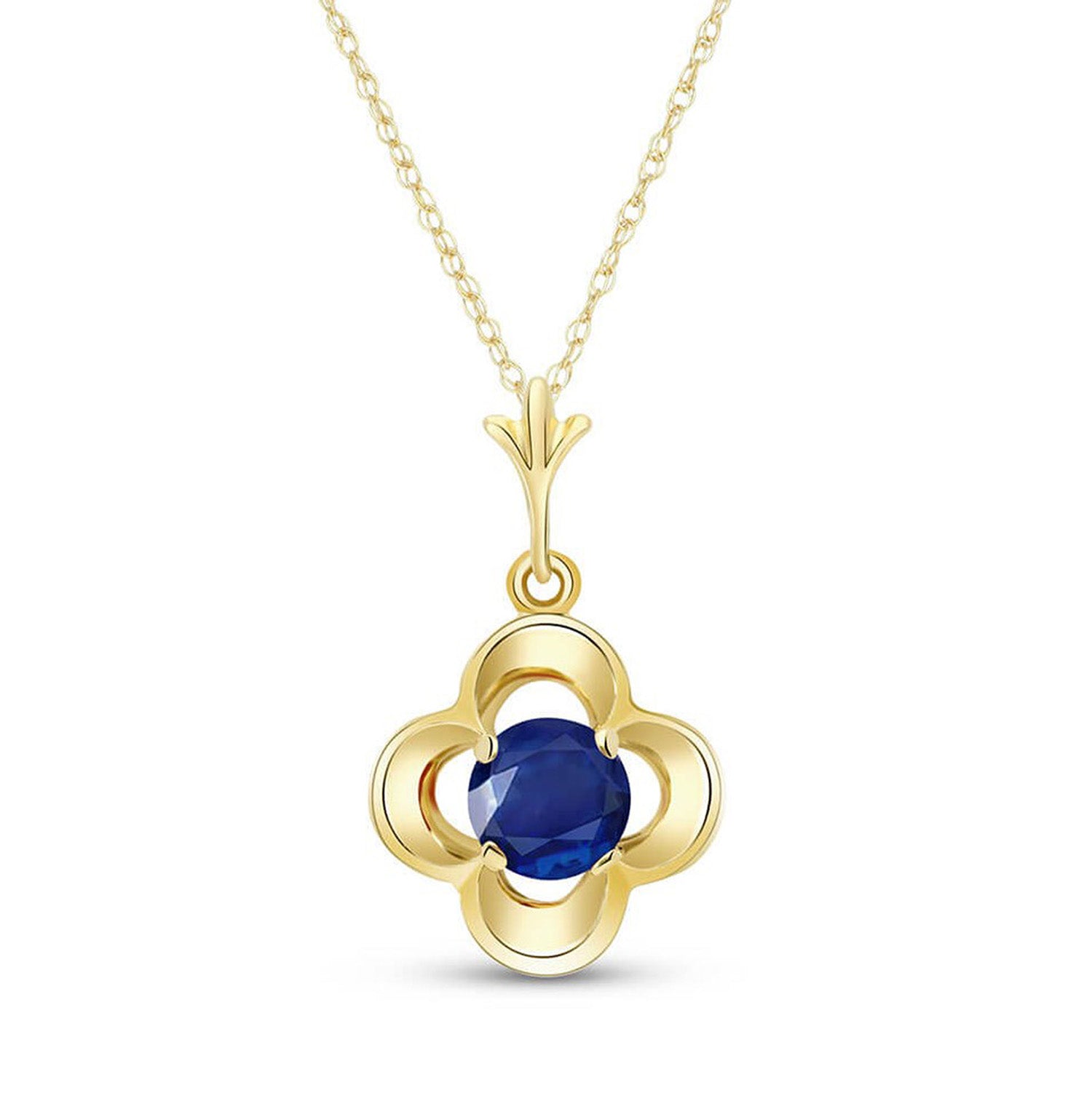 Autumn Serenity Sapphire Necklace