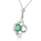 Autumn Serenity Emerald Necklace