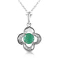 Autumn Serenity Emerald Necklace