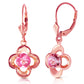 Autumn Serenity Pink Topaz Earrings