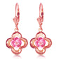 Autumn Serenity Pink Topaz Earrings