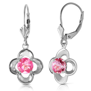 Autumn Serenity Pink Topaz Earrings