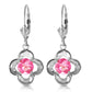 Autumn Serenity Pink Topaz Earrings