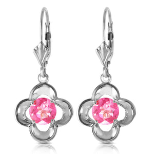 Autumn Serenity Pink Topaz Earrings