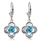 Autumn Serenity Blue Topaz Earrings