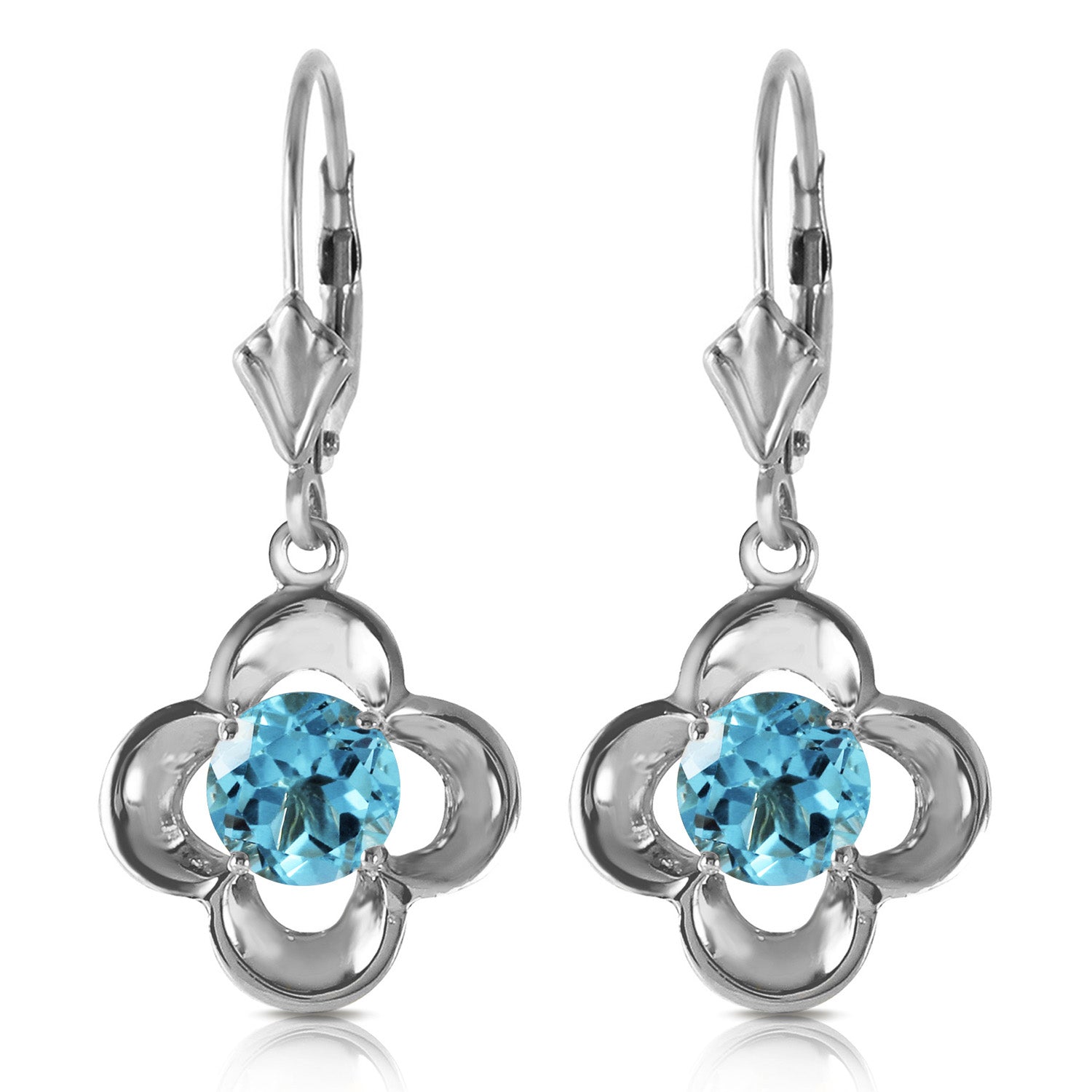 Autumn Serenity Blue Topaz Earrings