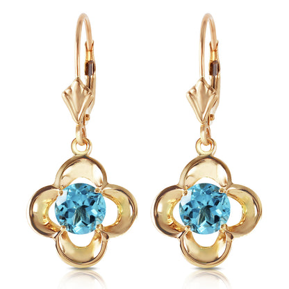 Autumn Serenity Blue Topaz Earrings