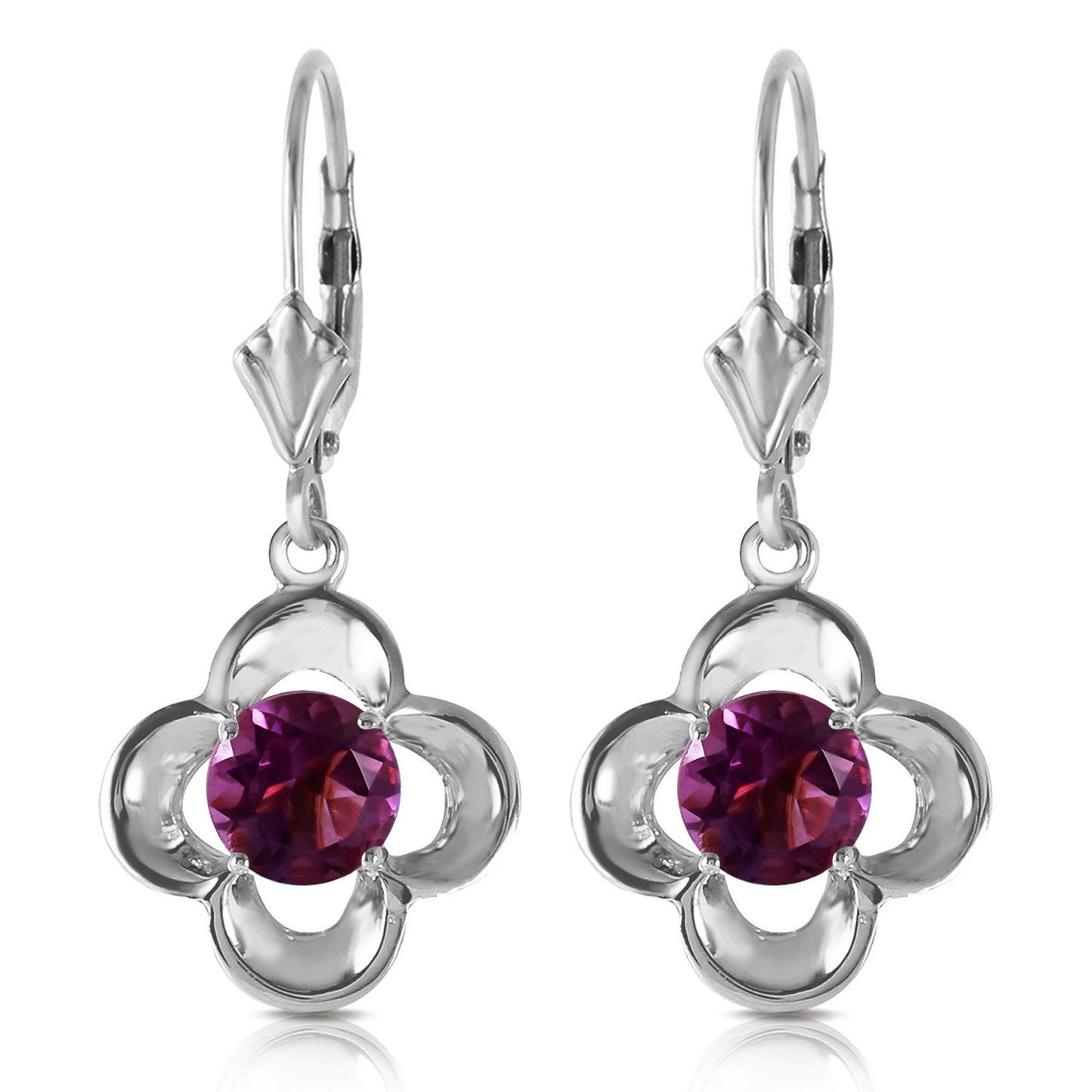 Bloomstone Blossom Amethyst Earrings
