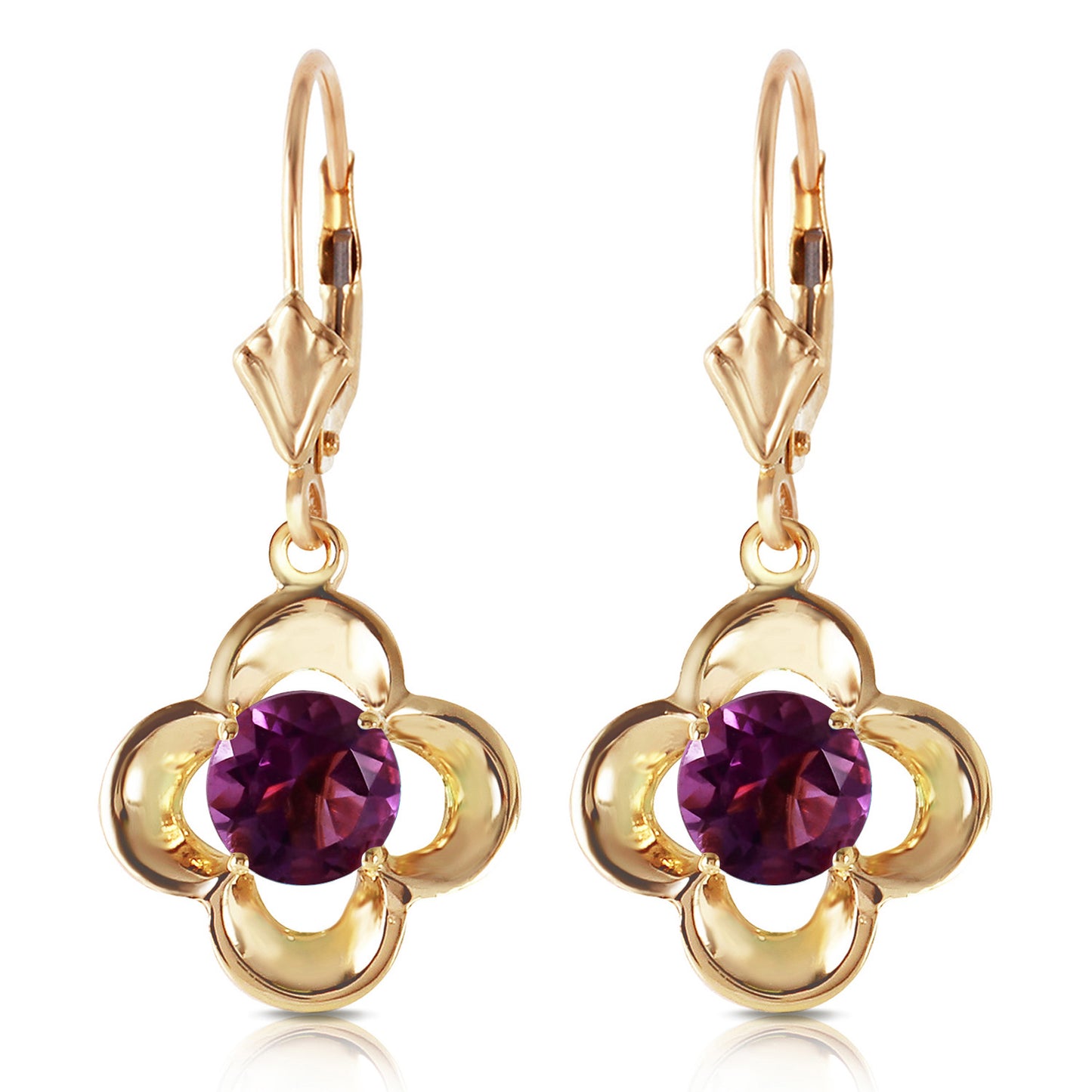 Bloomstone Blossom Amethyst Earrings