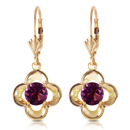 Bloomstone Blossom Amethyst Earrings
