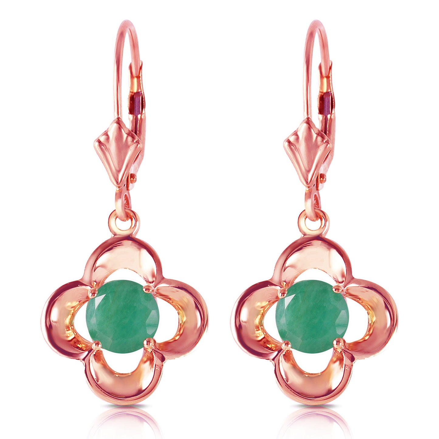 Autumn Serenity Emerald Earrings