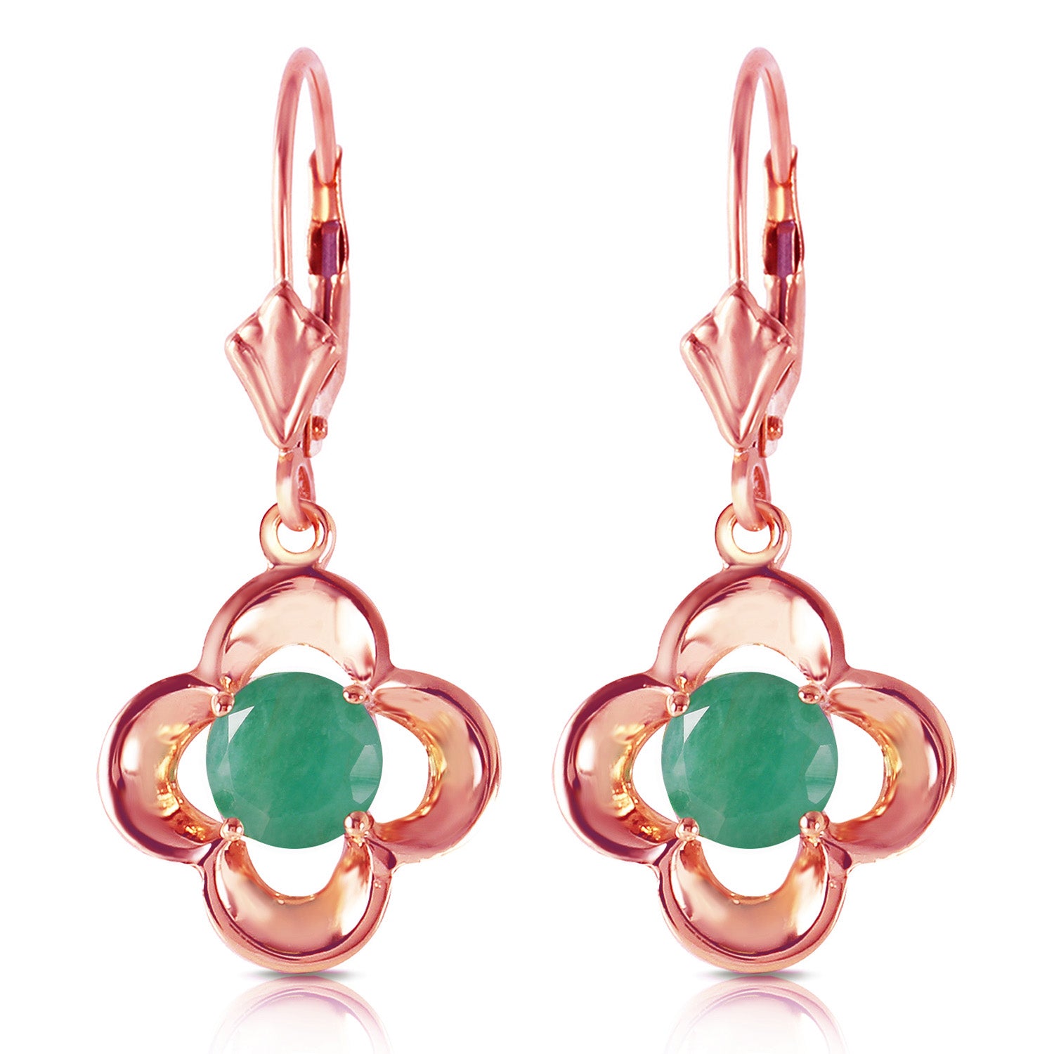 Autumn Serenity Emerald Earrings