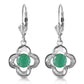 Autumn Serenity Emerald Earrings