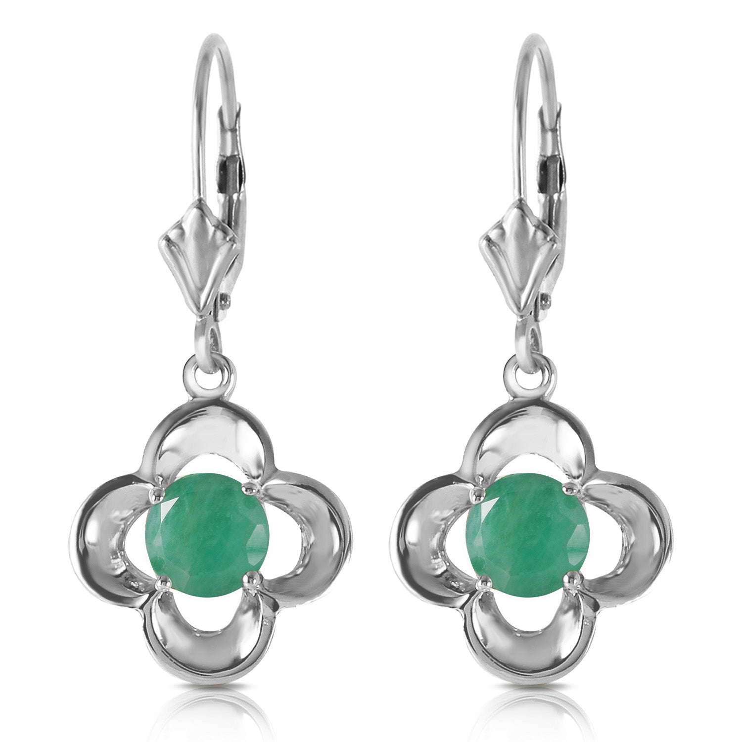 Autumn Serenity Emerald Earrings