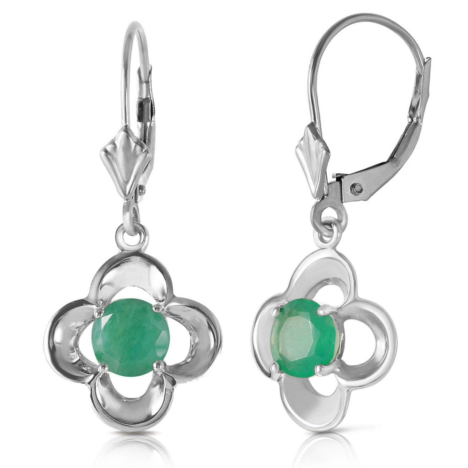 Autumn Serenity Emerald Earrings