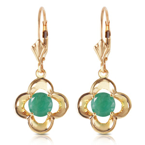 Autumn Serenity Emerald Earrings
