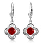 Autumn Serenity Ruby Earrings