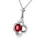 Autumn Serenity Ruby Necklace