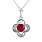 Autumn Serenity Ruby Necklace