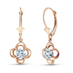 Autumn Serenity Aquamarine Earrings