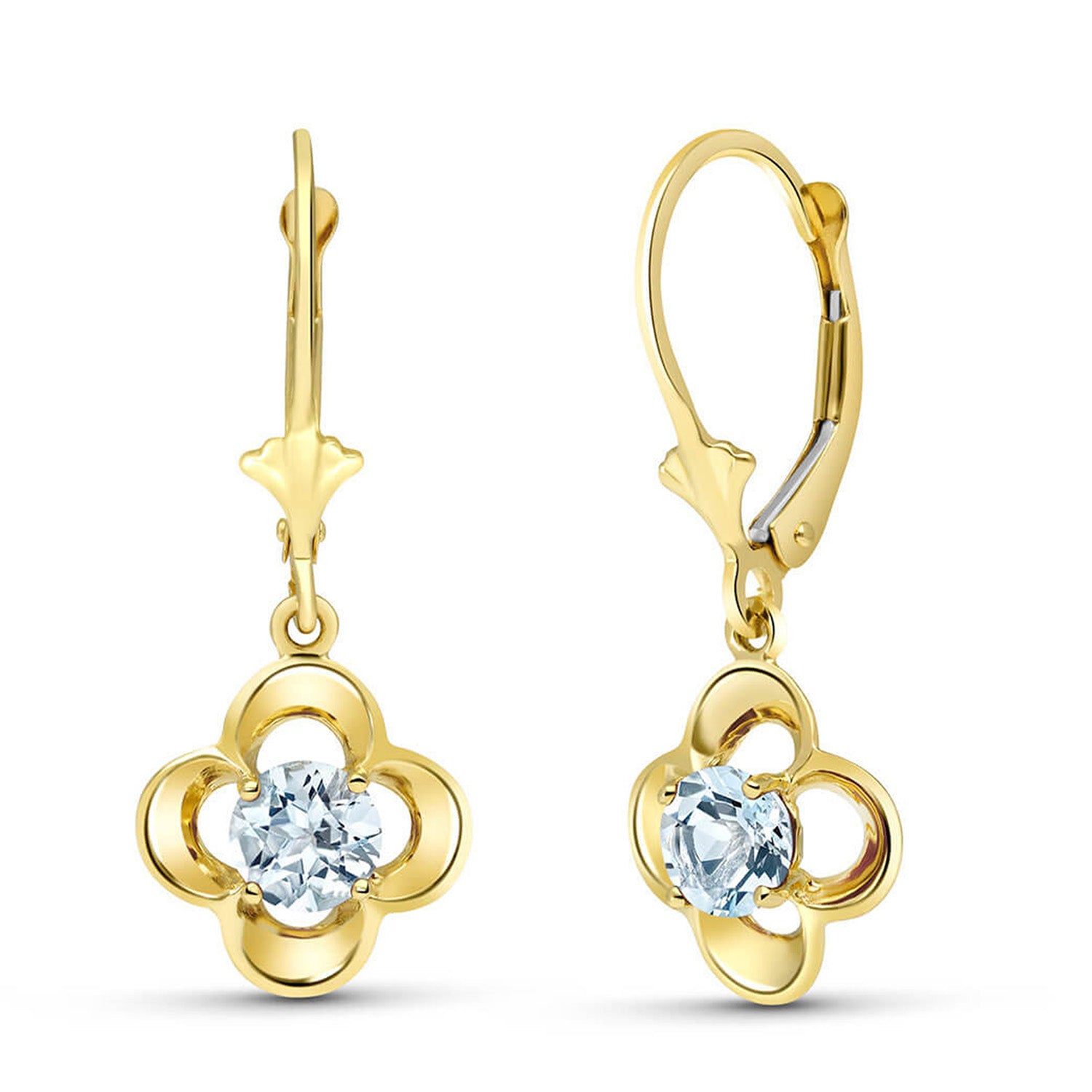 Autumn Serenity Aquamarine Earrings