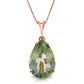 Hidden Light Green Amethyst Necklace