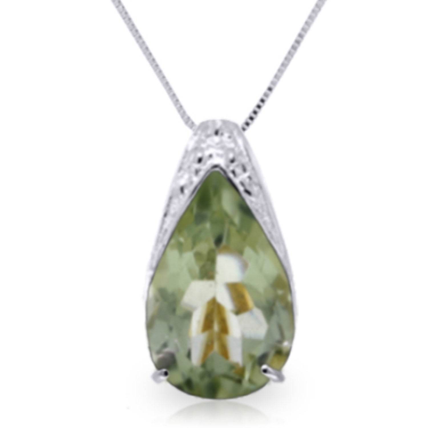 Moonlit Serenity Green Amethyst Chain