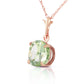 Solo Sphere Green Amethyst Necklace