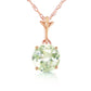 Solo Sphere Green Amethyst Necklace