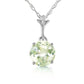 Solo Sphere Green Amethyst Necklace