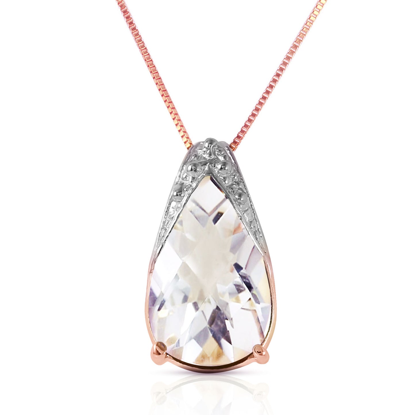 Moonlit Serenity White Topaz Chain