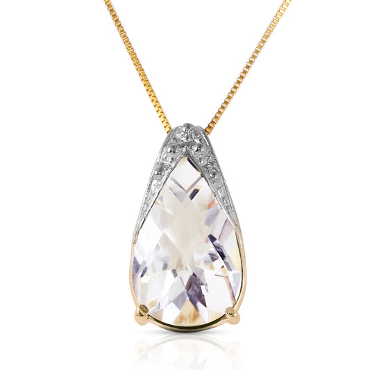 Moonlit Serenity White Topaz Chain