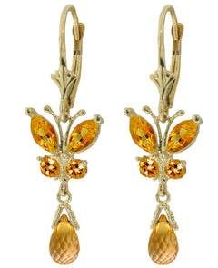 Autumn Breeze Citrine Earrings