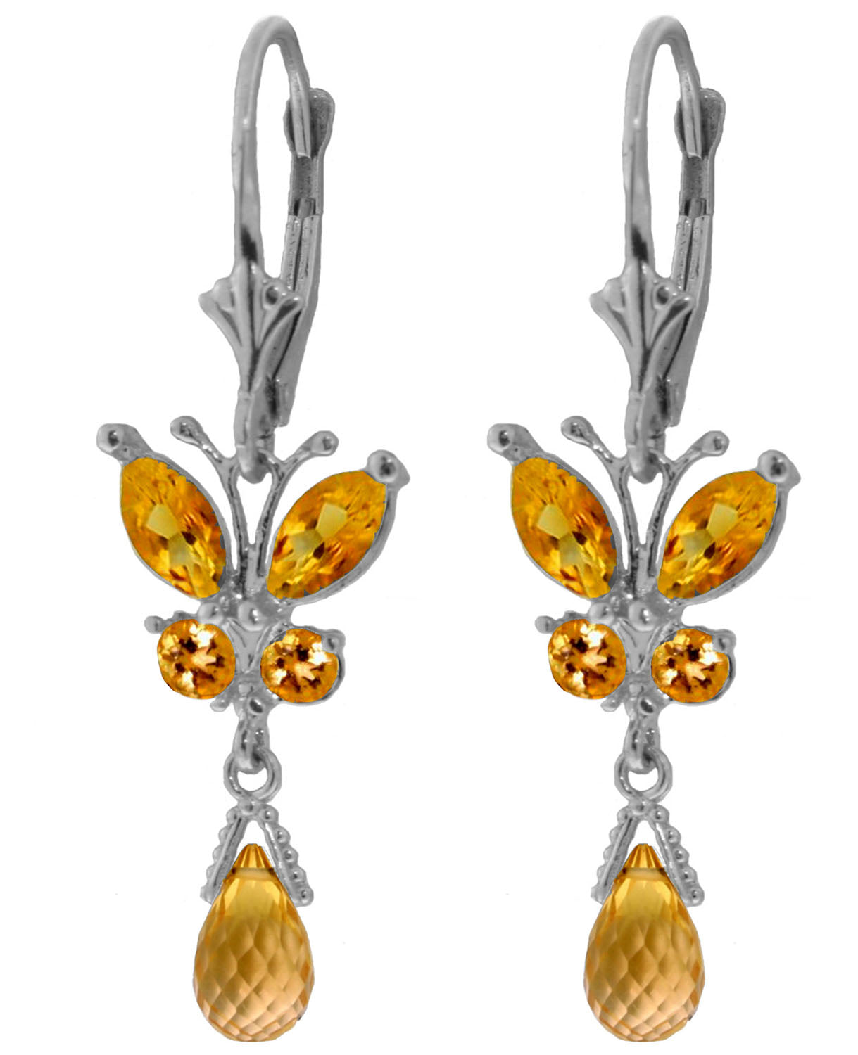 Autumn Breeze Citrine Earrings