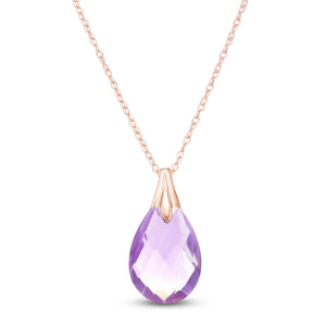 Glistening Glow Amethyst Necklace