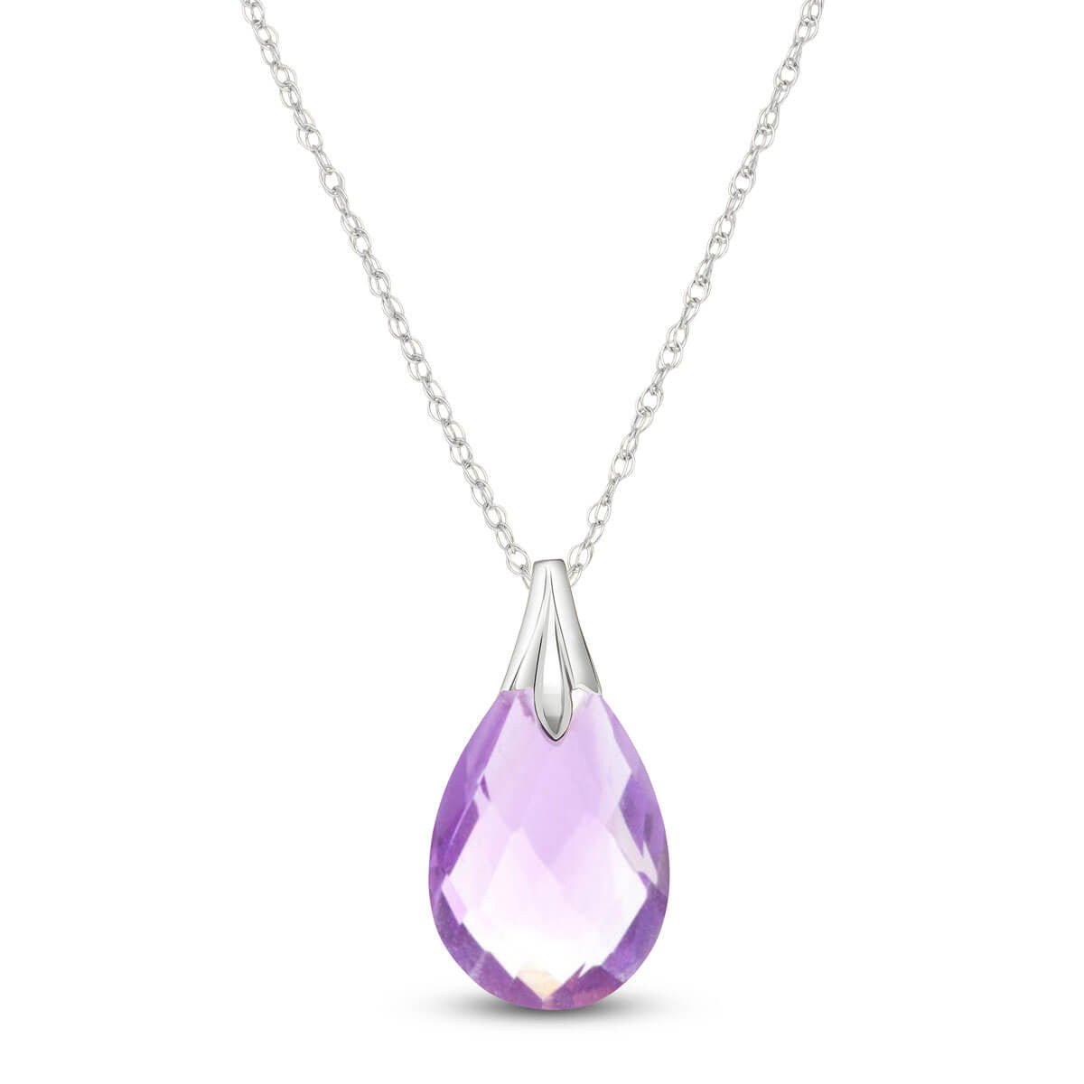 Glistening Glow Amethyst Necklace